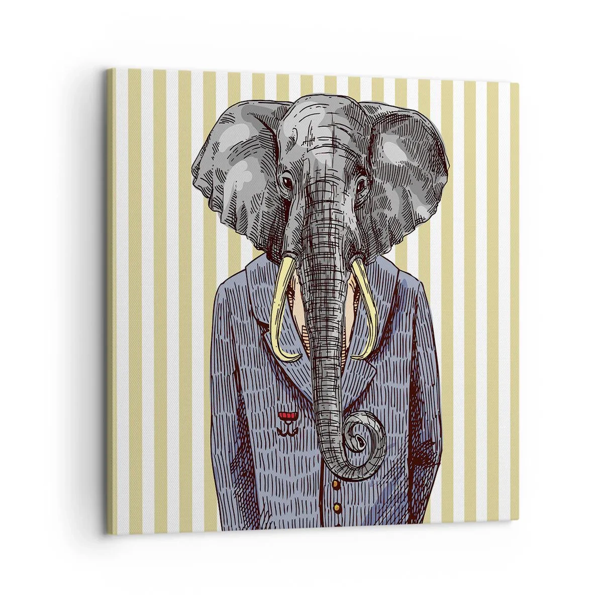 Bild auf Leinwand - Leinwandbild - Von Natur aus elegant - 60x60 cm