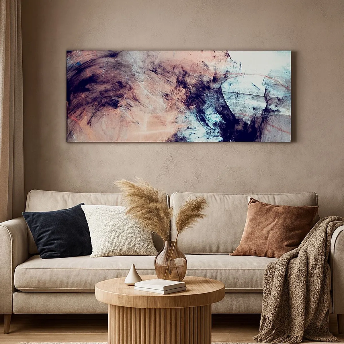 Bild auf Leinwand - Leinwandbild - Fühle den Wind - 100x40 cm