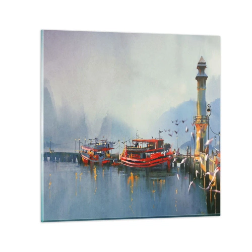 Glasbild - Bild auf glas - Am Ende der Welt - 30x30 cm