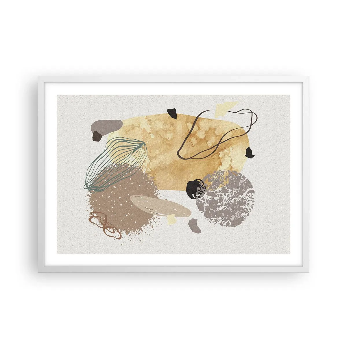 Poster in einem weißen Rahmen - Angewandte Plumkologie - 70x50 cm