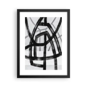 Poster in einem schwarzem Rahmen - Bautiefe - 30x40 cm