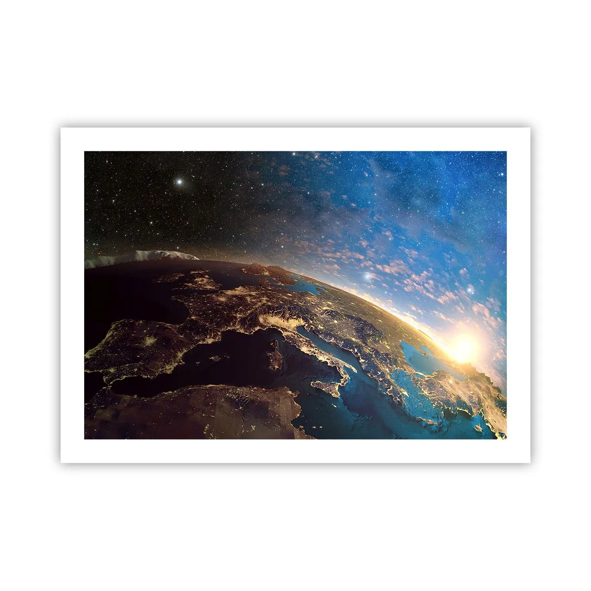 Poster - Schauen wir uns aus der Ferne an - 70x50 cm
