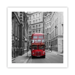 Poster - Der Alltag muss nicht grau sein - 50x50 cm