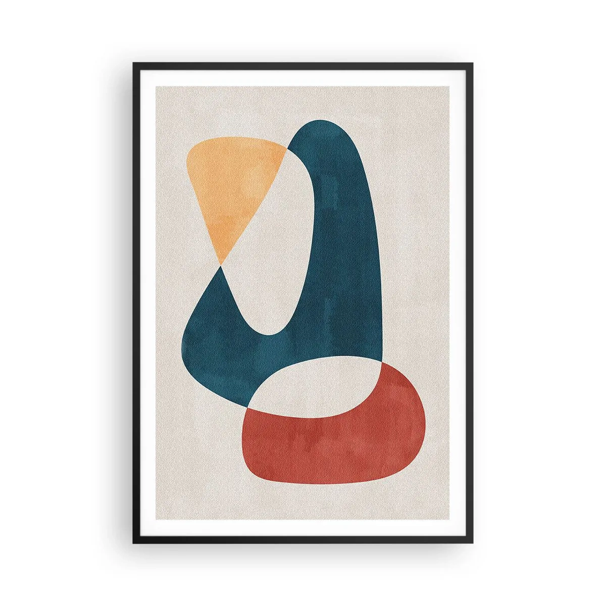 Poster in einem schwarzem Rahmen - Einflüsse und Metamorphosen - 70x100 cm