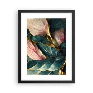 Poster in einem schwarzem Rahmen - Natürliche Eleganz und Stil - 30x40 cm