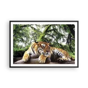 Poster in einem schwarzem Rahmen - Hochachtungsvoll - 91x61 cm