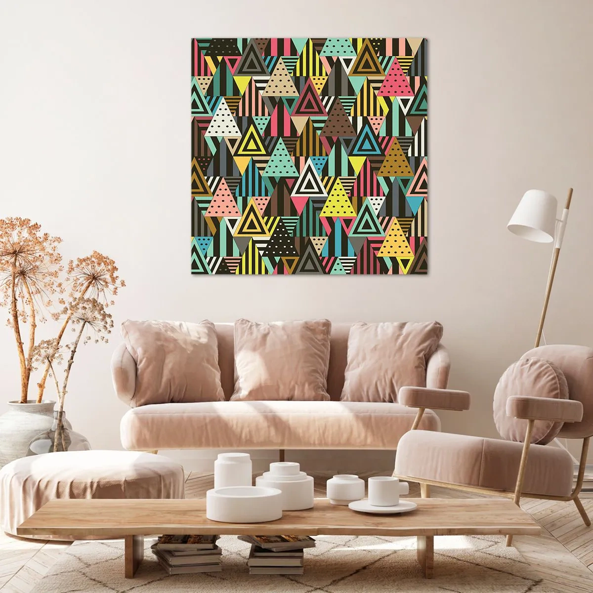 Bild auf Leinwand - Leinwandbild - Im Rhythmus auf drei - 40x40 cm