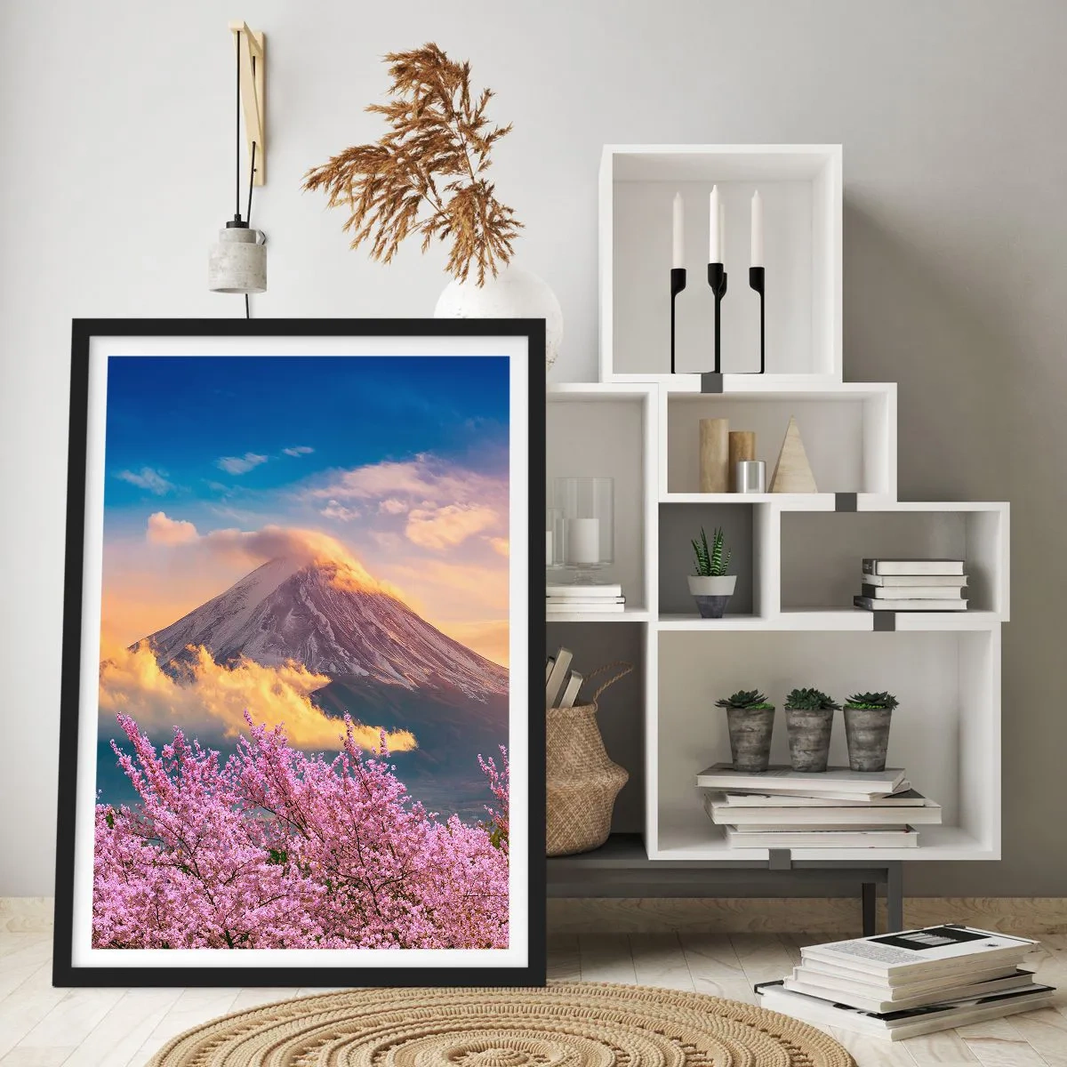 Poster in einem schwarzem Rahmen - Japanische Heiligkeit - 40x50 cm