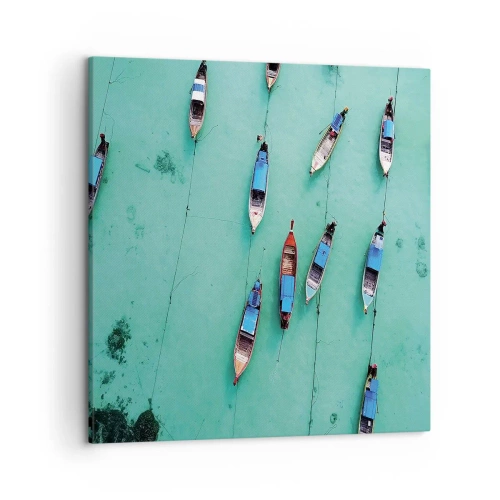 Bild auf Leinwand - Leinwandbild - In freudiger Erwartung - 50x50 cm