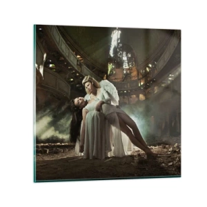 Glasbild - Bild auf glas - Der Geist des alten Theaters - 50x50 cm