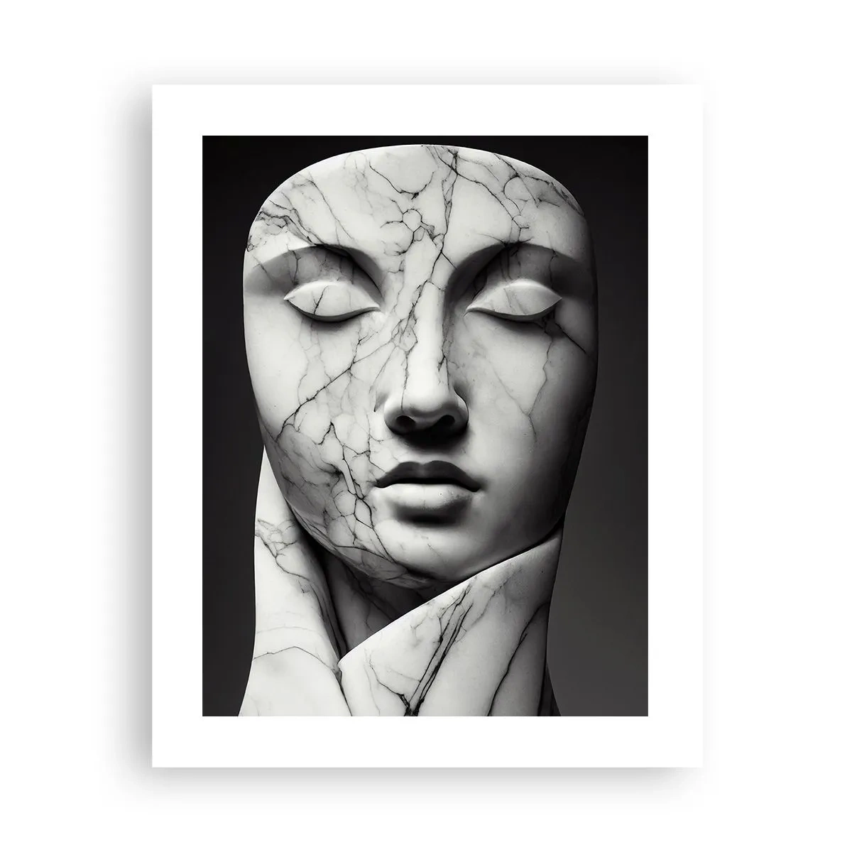Poster - Marmorformen - 40x50 cm