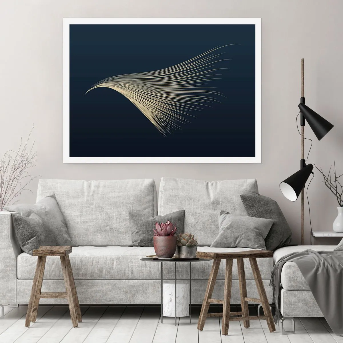 Poster - Wie das Haar eines Engels - 40x30 cm