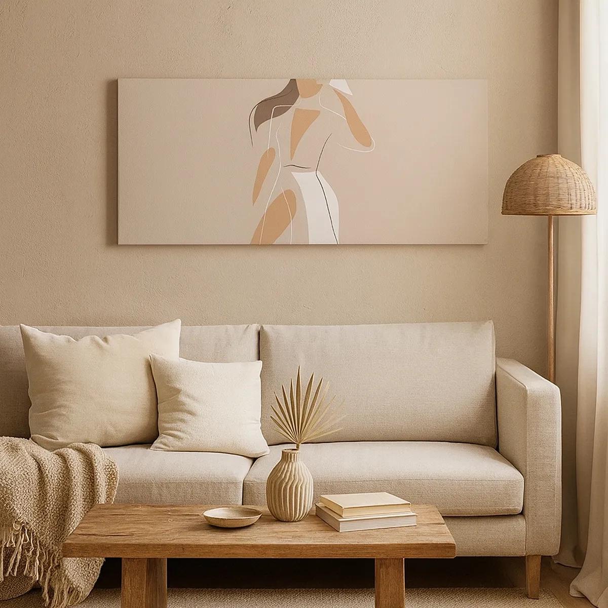 Bild auf Leinwand - Leinwandbild - Mode macht Spaß - 30x30 cm