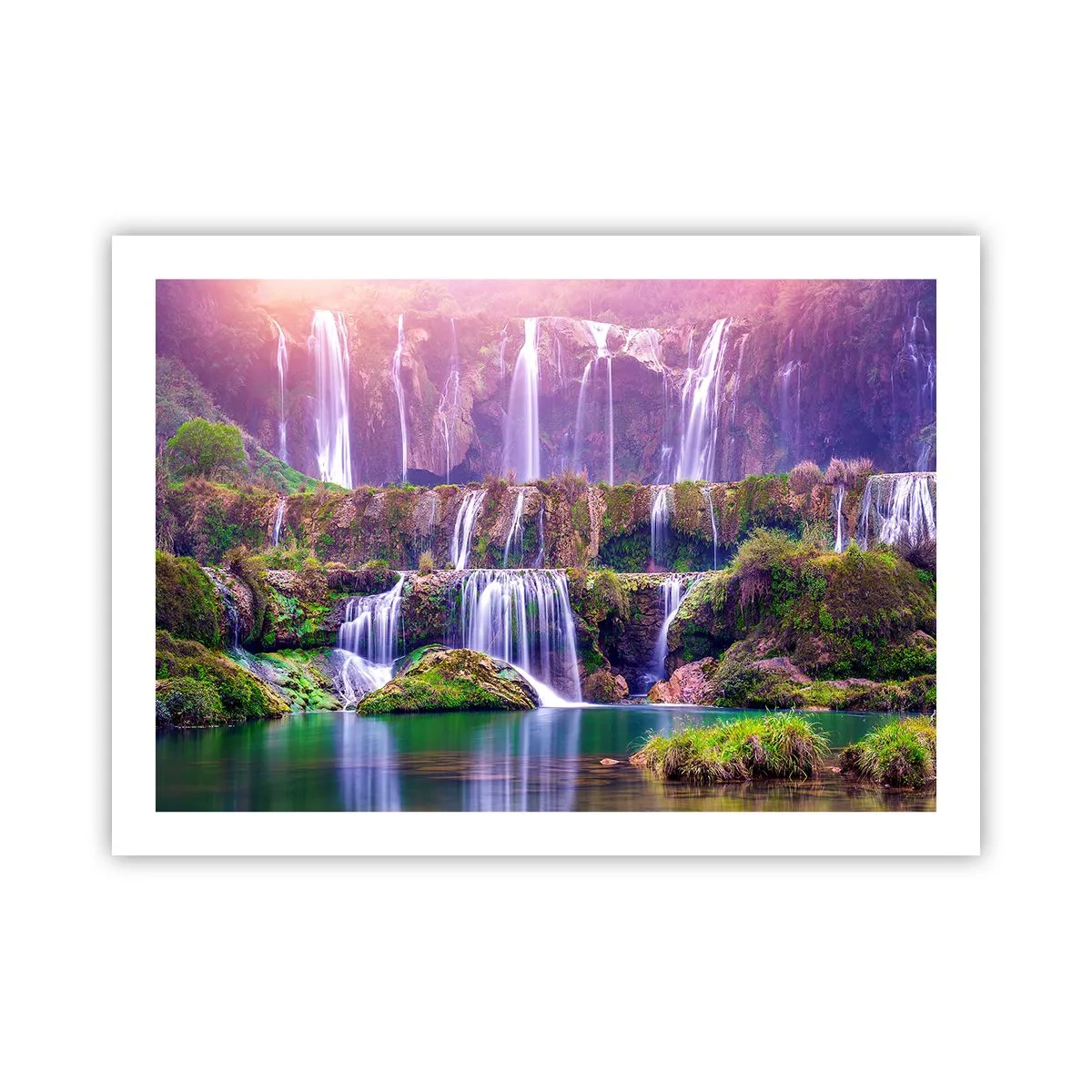 Poster - Treppe zum Himmel - 70x50 cm