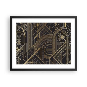 Poster in einem schwarzem Rahmen - Konzepte, Ideen, Pläne - 50x40 cm