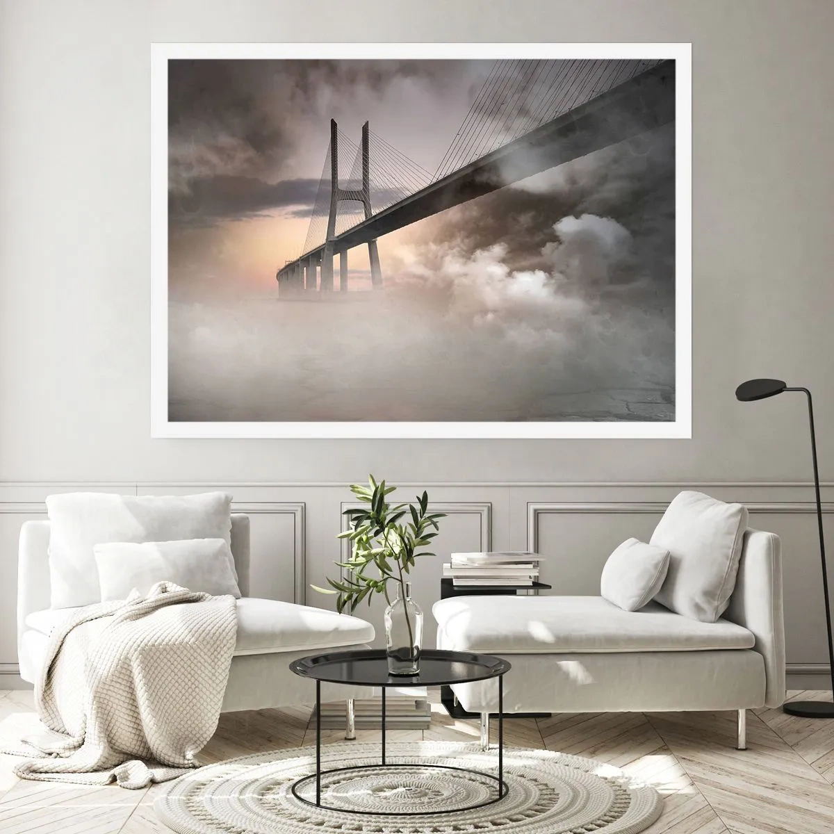 Poster - Auf dem Fluss, den es nicht gibt - 91x61 cm