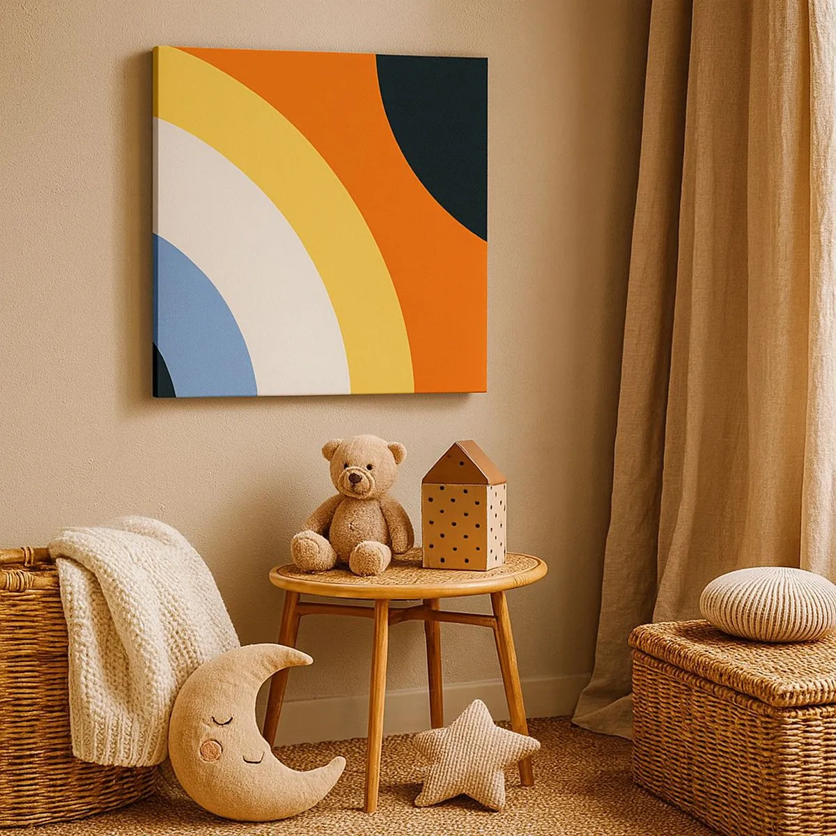 Bild auf Leinwand - Leinwandbild - Zu mir selbst - 30x30 cm