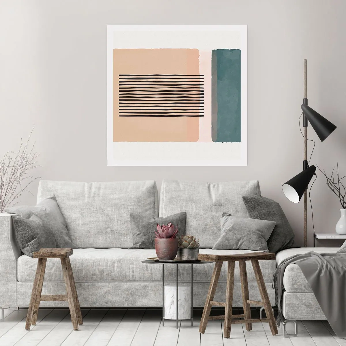 Poster - Alles ist in Ordnung - 50x50 cm