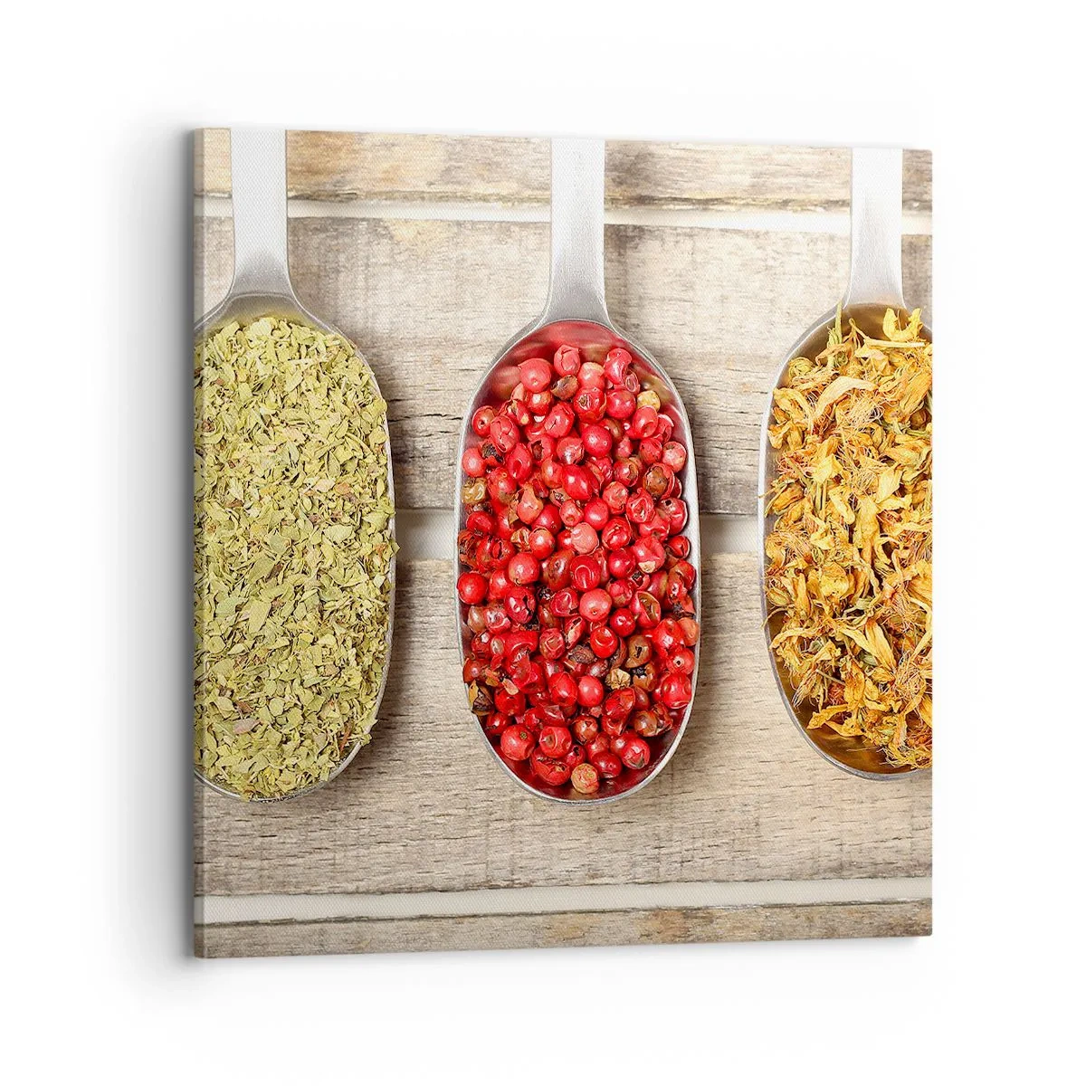 Bild auf Leinwand - Leinwandbild - Küchenzauber - 70x70 cm