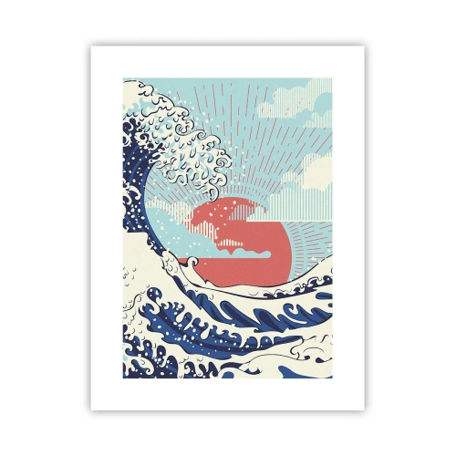 Poster - Von japanischer Inspiration - 30x40 cm