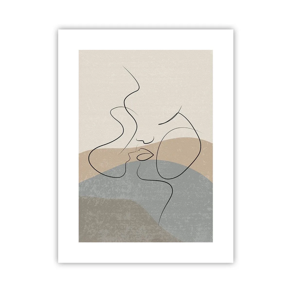 Poster - Wie ein Pinselstrich - 30x40 cm