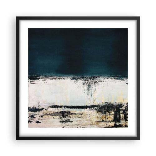 Poster in einem schwarzem Rahmen - Horizontale Komposition - 50x50 cm