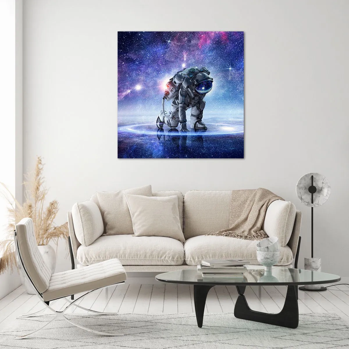 Glasbild - Bild auf glas - Der Sternenhimmel über mir - 50x50 cm