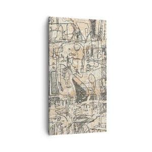 Bild auf Leinwand - Leinwandbild - Es wartet darauf, entschlüsselt zu werden - 55x100 cm