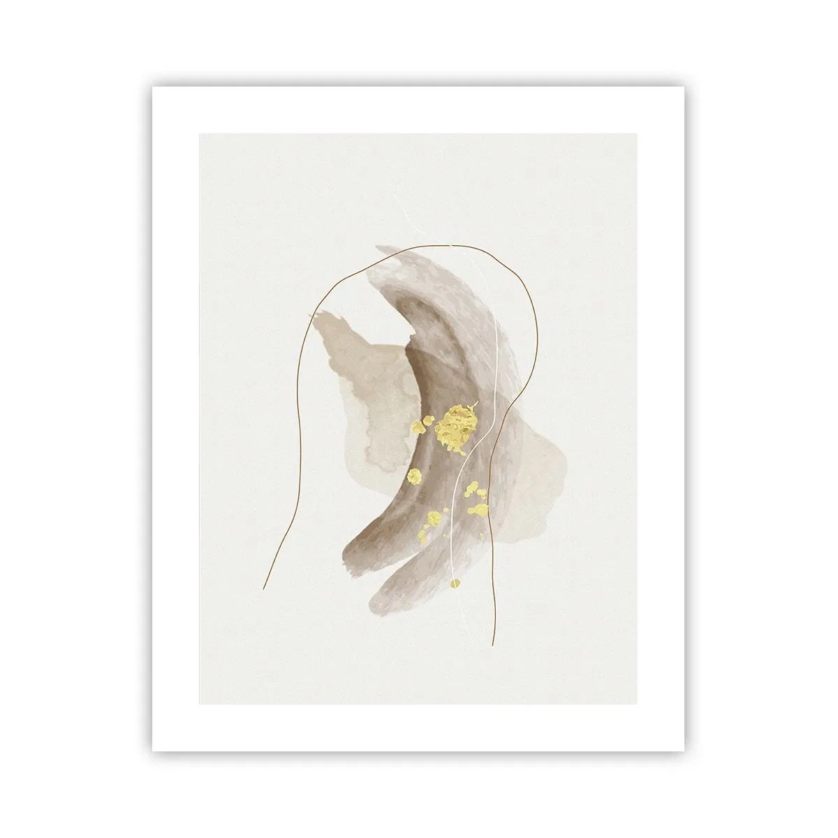 Poster - Im Weltraum begegnet - 40x50 cm