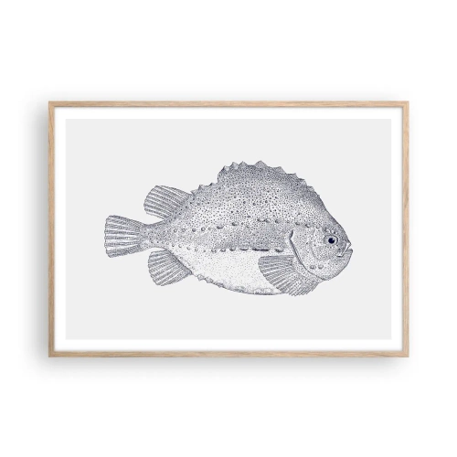 Poster in einem Rahmen aus heller Eiche - Für das Album des Naturforschers - 100x70 cm