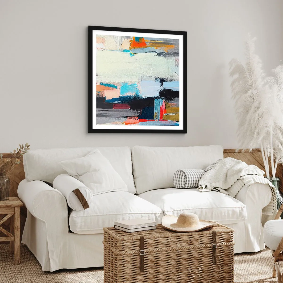 Poster in einem schwarzem Rahmen - Gibt es eine Methode? - 60x60 cm