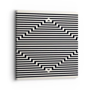 Bild auf Leinwand - Leinwandbild - Geometrische Illusion - 30x30 cm