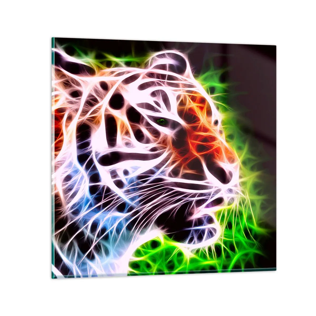 Glasbild - Bild auf glas - Schreckliche Aura - 70x70 cm