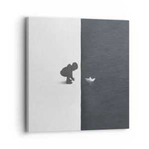 Bild auf Leinwand - Leinwandbild - Tolle Expedition - 30x30 cm