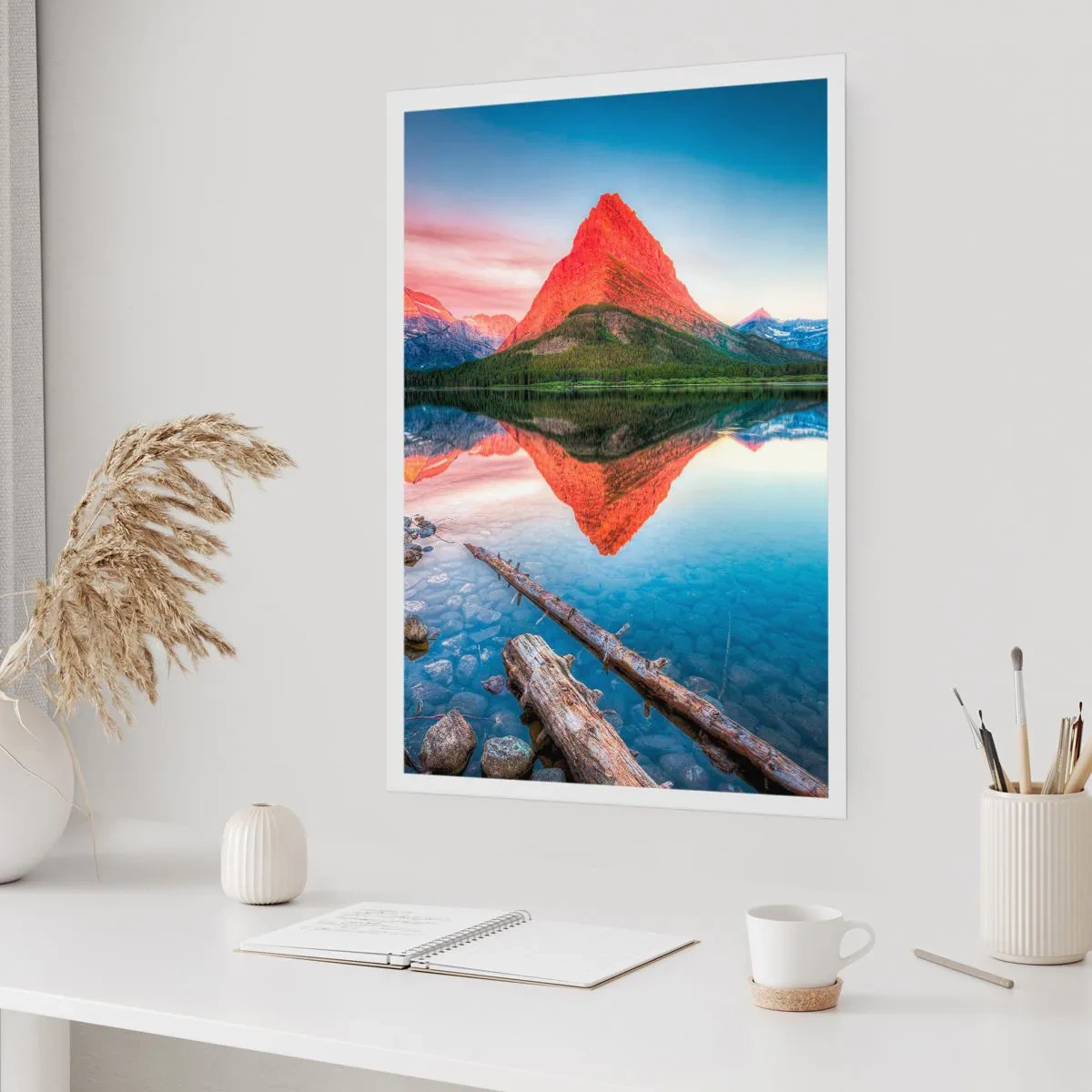 Poster - Hitze und Kälte - 70x100 cm