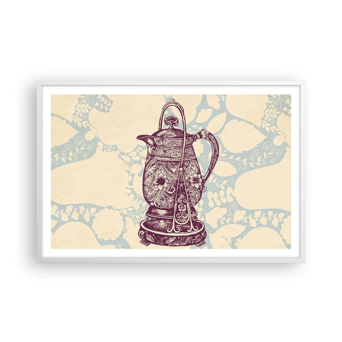 Poster in einem weißen Rahmen - Schönheit des Alltags - 91x61 cm