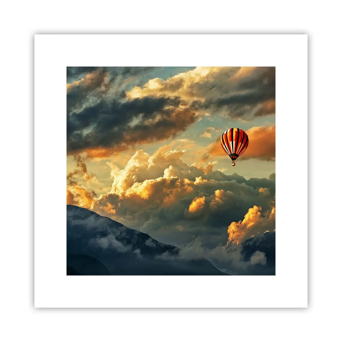 Poster - Ich fliege, weil ich es will - 30x30 cm