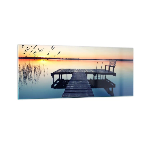 Glasbild - Bild auf glas - Das war ein guter Tag - 100x40 cm