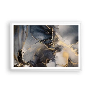 Poster in einem weißen Rahmen - Leben aus Stein - 91x61 cm