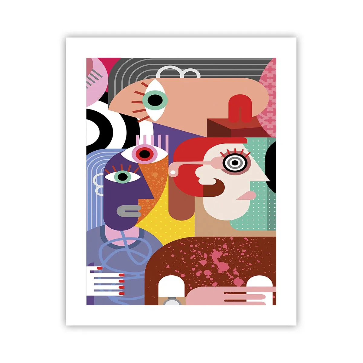Poster - Wir sind von Herrn Picasso - 40x50 cm