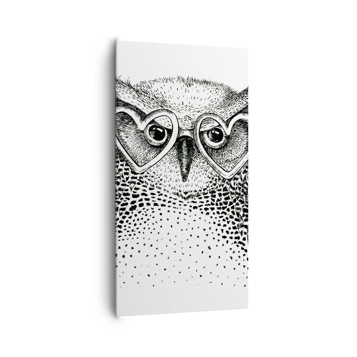 Bild auf Leinwand - Leinwandbild - Klug und mit Liebe - 65x120 cm