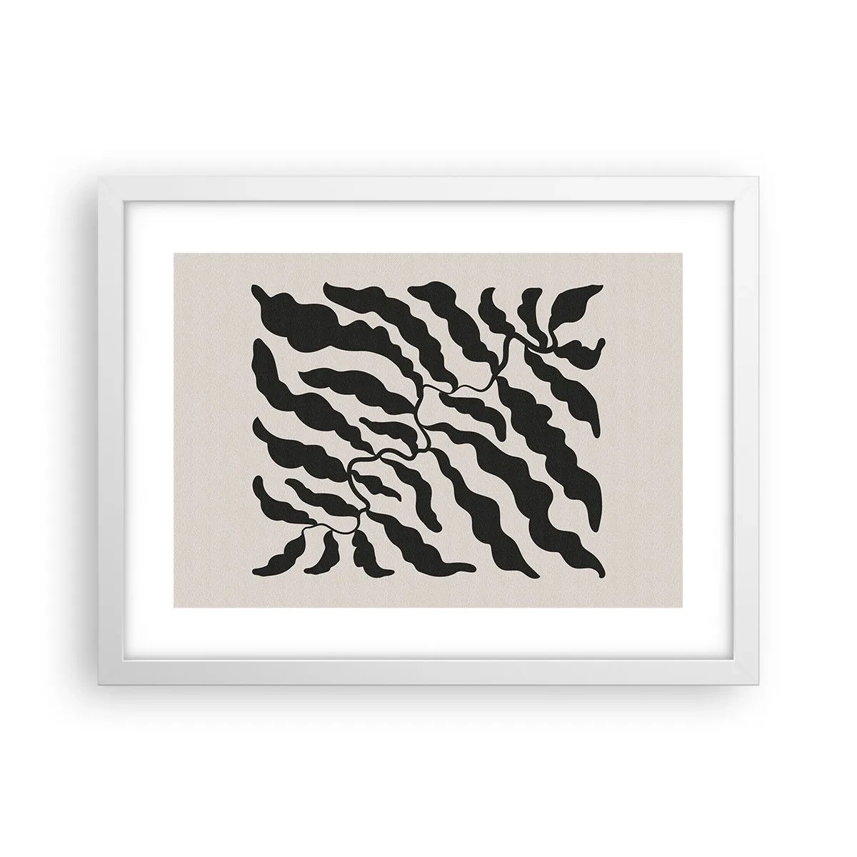 Poster in einem weißen Rahmen - Natur des Quadrats - 40x30 cm