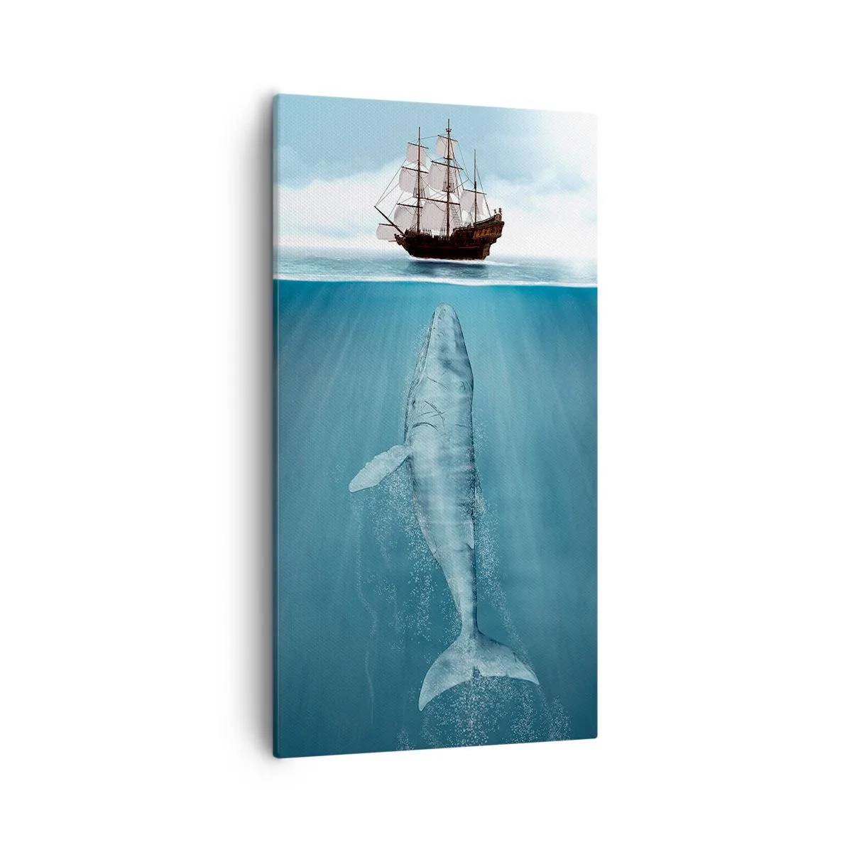 Bild auf Leinwand - Leinwandbild - Es ist besser, es nicht zu wissen - 55x100 cm