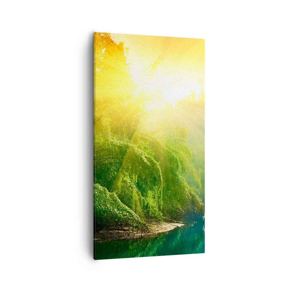 Bild auf Leinwand - Leinwandbild - In Sonne und Schatten ertrinken - 55x100 cm