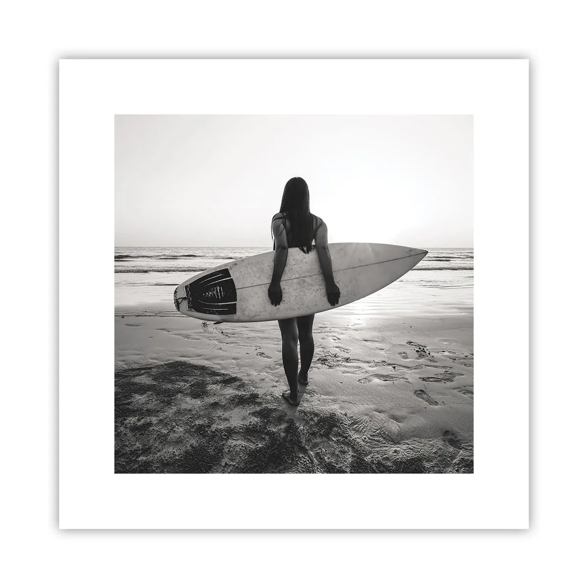 Poster - Die Tochter der Meereswelle - 30x30 cm