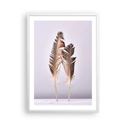 Poster in einem weißen Rahmen - Gegen das Nichts - 50x70 cm