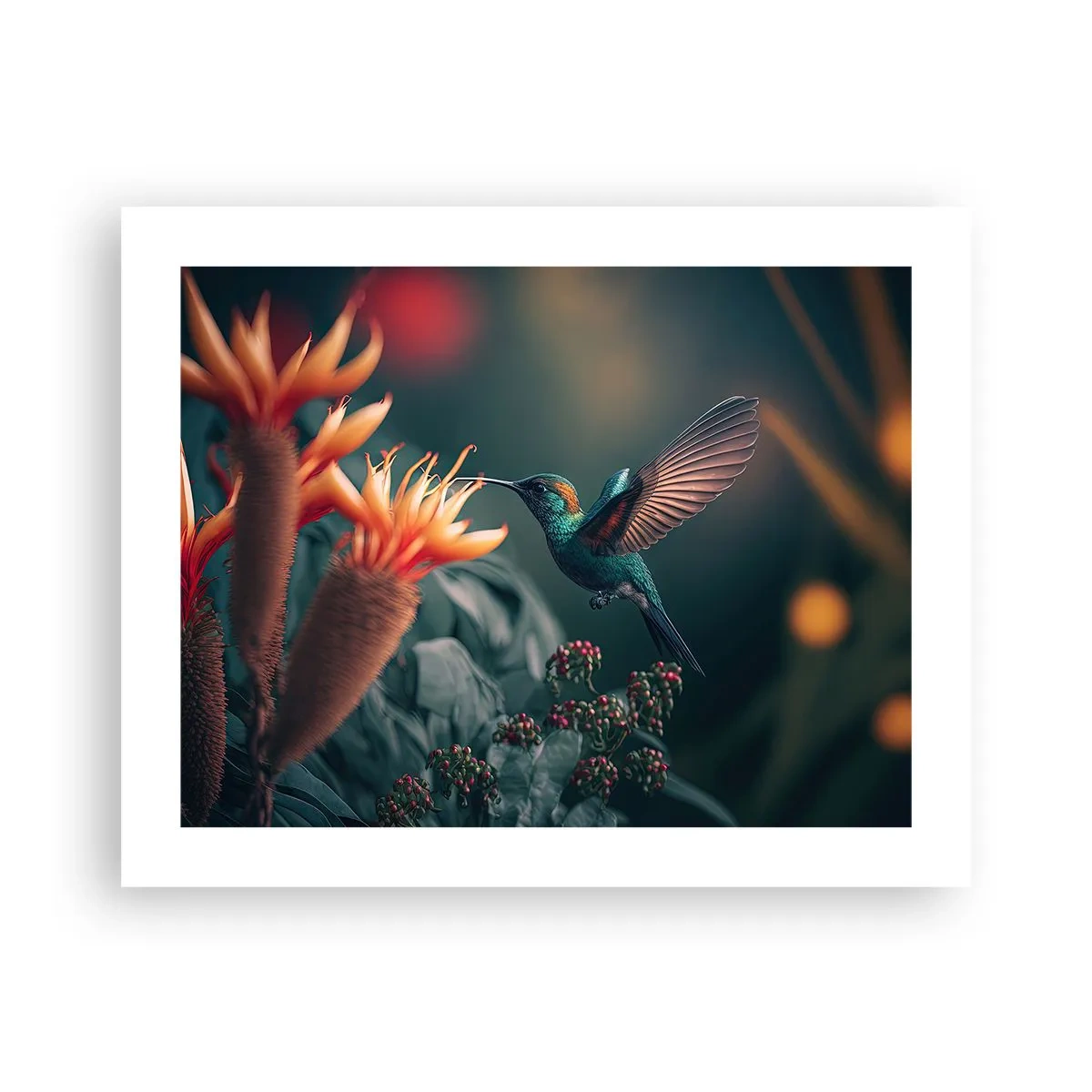 Poster - Wirklich buntes Leben - 50x40 cm