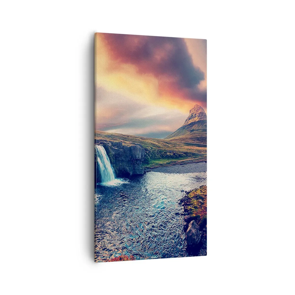 Bild auf Leinwand - Leinwandbild - In der Majestät der Natur - 55x100 cm