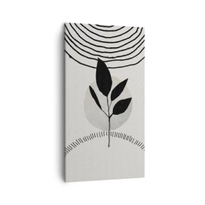 Bild auf Leinwand - Leinwandbild - Komposition: Naturrituale - 45x80 cm