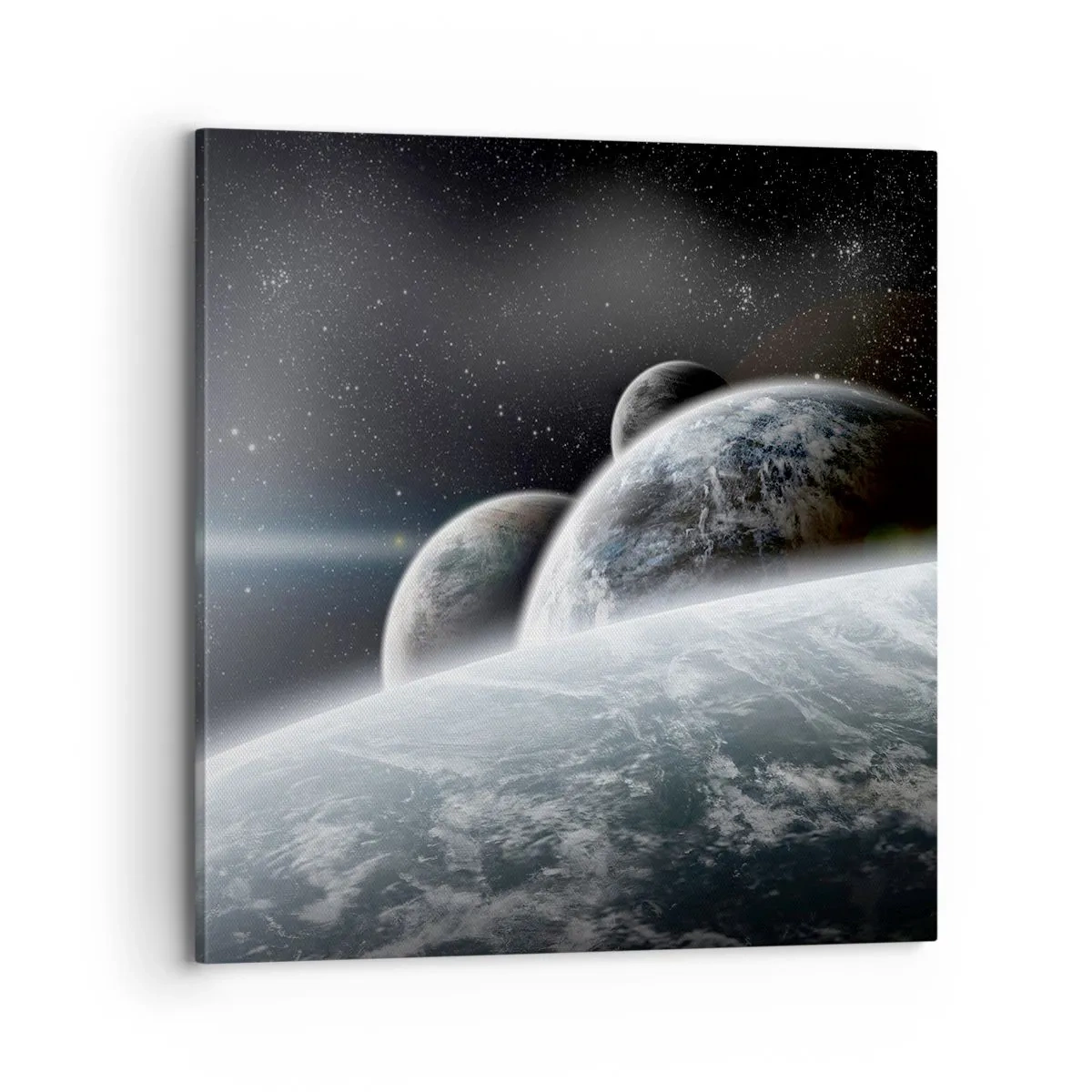 Bild auf Leinwand - Leinwandbild - Kosmische Musik der Sphären - 70x70 cm